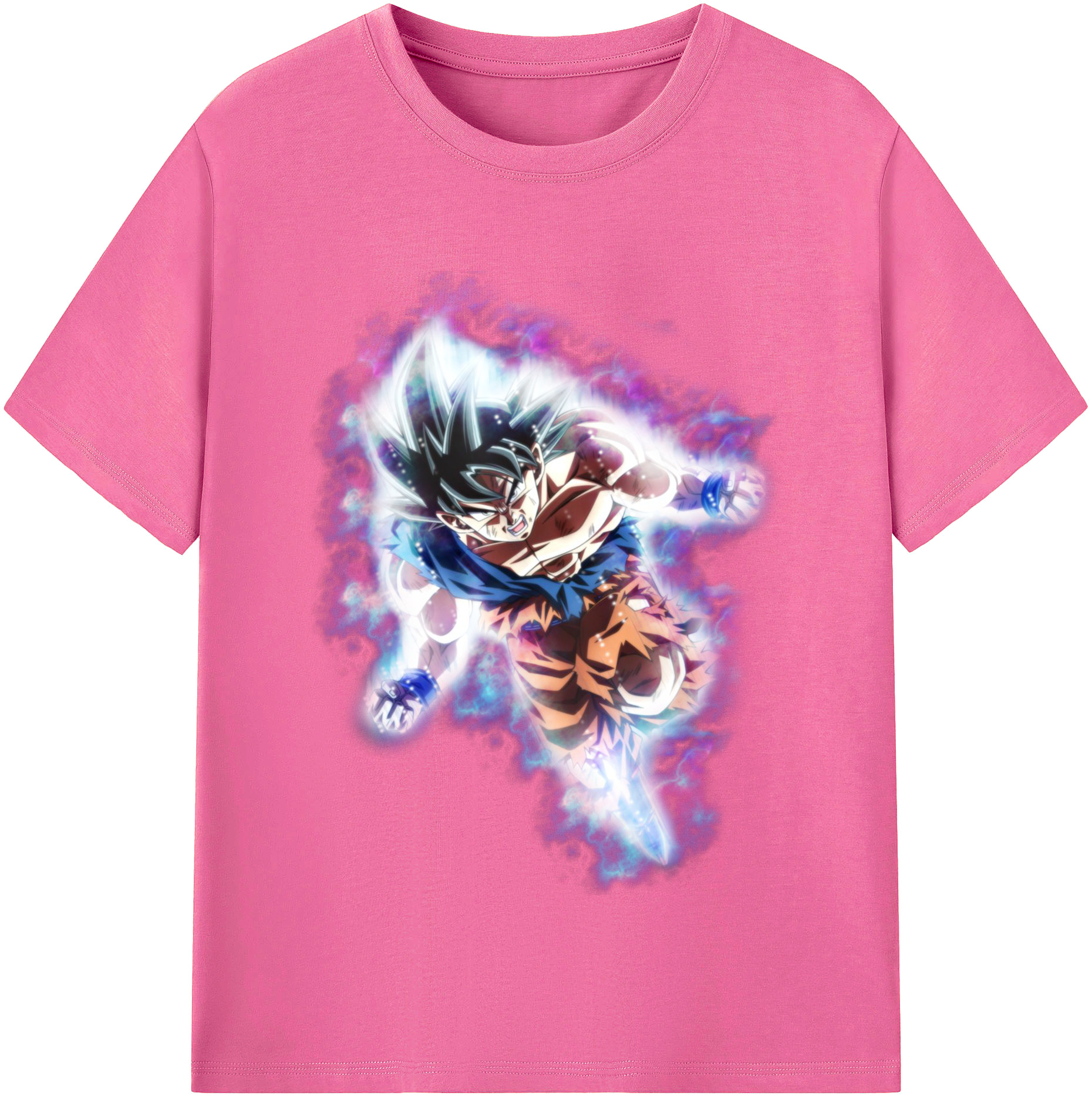 （画像用） ドラゴンボール 孫悟空（そん ごくう）Son Goku カカロット DRAGON BALL Kakarotto レディースカジュアルプリントTシャツ（綿100％）